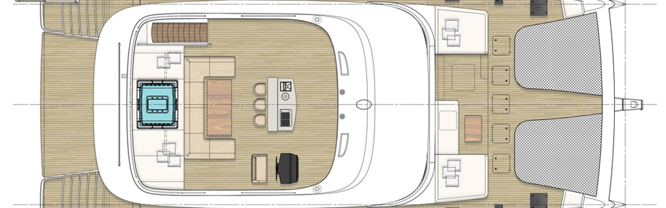 Sunreef 80 Pont de Flybridge (Option)