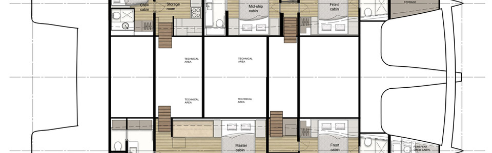 Sunreef 80 Pont Inférieur (Option 2)