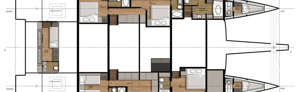 Sunreef 88 DD Ponte Inferiore