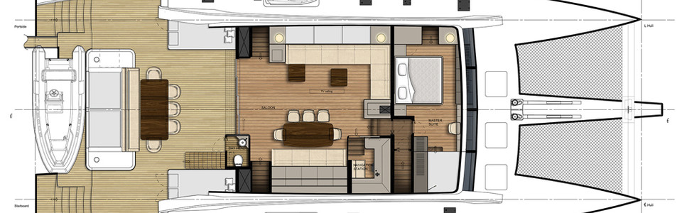 Sunreef 88 DD Ponte Principale