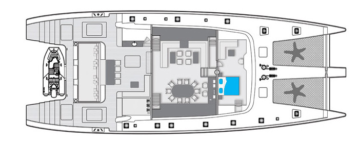 Sunreef 102 Ponte Principale (Opzionale)