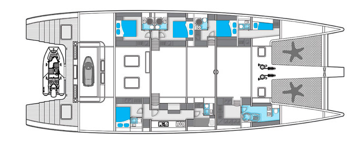 Sunreef 102 Ponte Inferiore