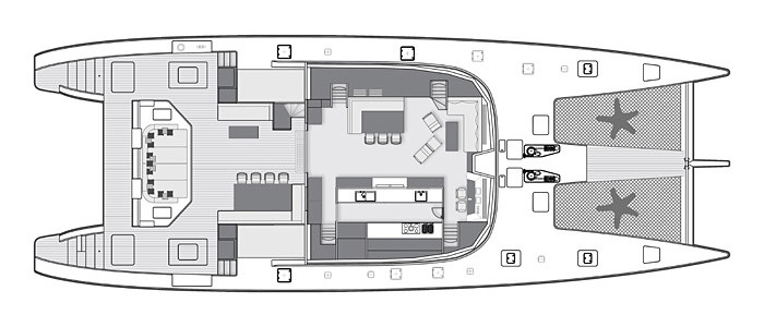 Sunreef 114 Главная Палуба