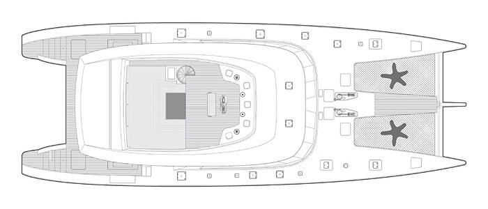 Sunreef 114 Флайбридж Палуба