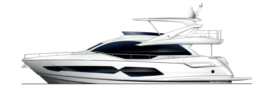 Sunseeker 76 Yacht Perfil
