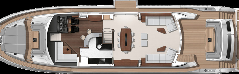 Sunseeker 86 Yacht Pont Principal