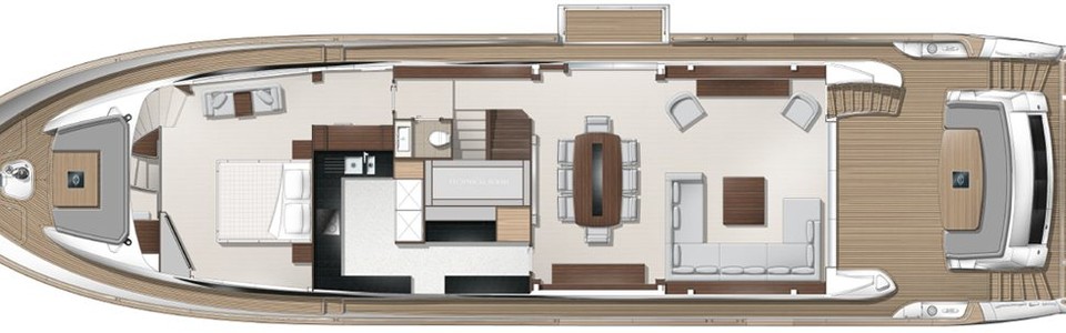 Sunseeker 95 Yacht Pont Principal