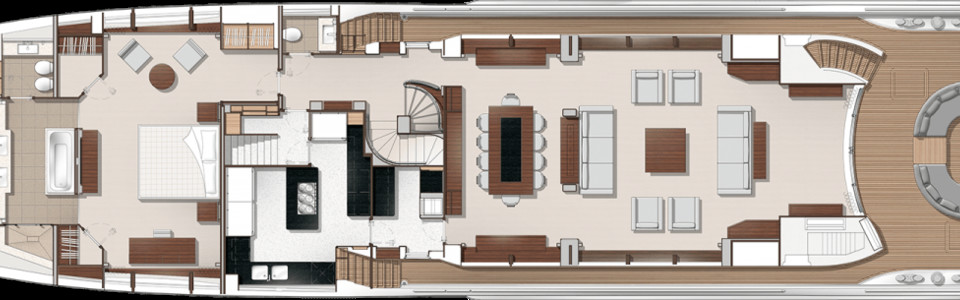 Sunseeker 131 Yacht Ponte Principale