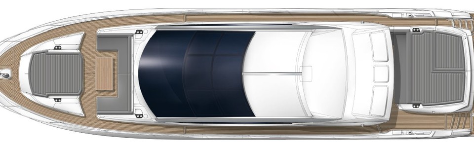 Sunseeker Predator 74 Exterior Plan