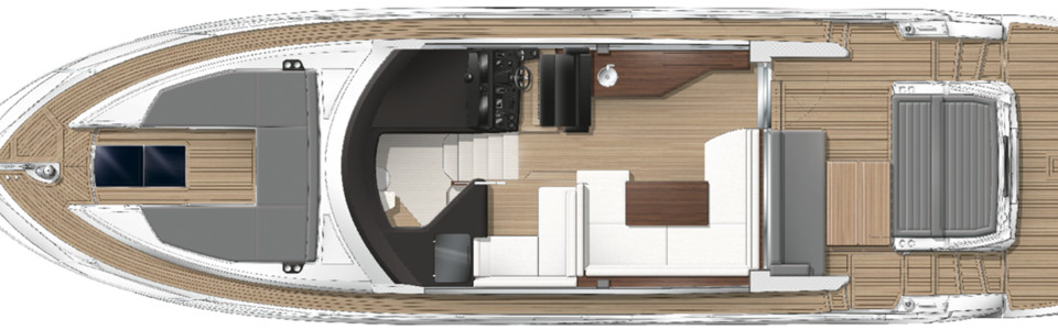 Sunseeker Predator 50 Главная Палуба