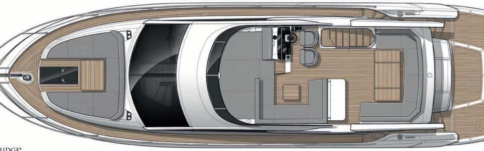 Sunseeker 55 Manhattan Cubierta de Flybridge