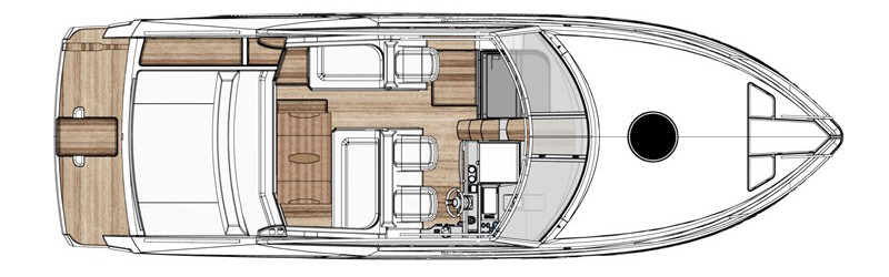 Windy 31 Zonda Main Deck