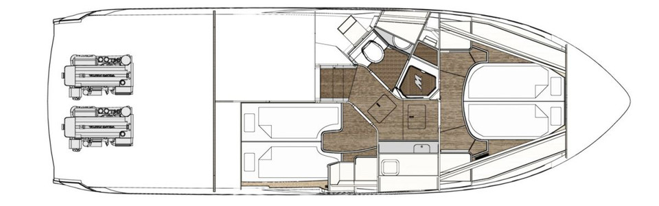 Windy 39 Camira Lower Deck