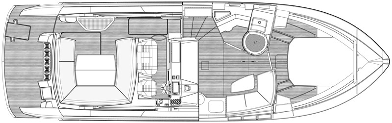 Windy 40 Maestro Unterdeck 2
