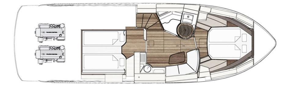 Windy 40 Maestro Lower Deck