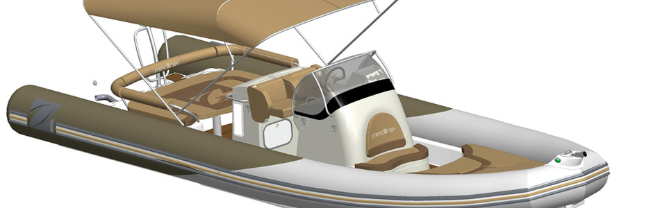 Zodiac Medline 850 Modello 3D