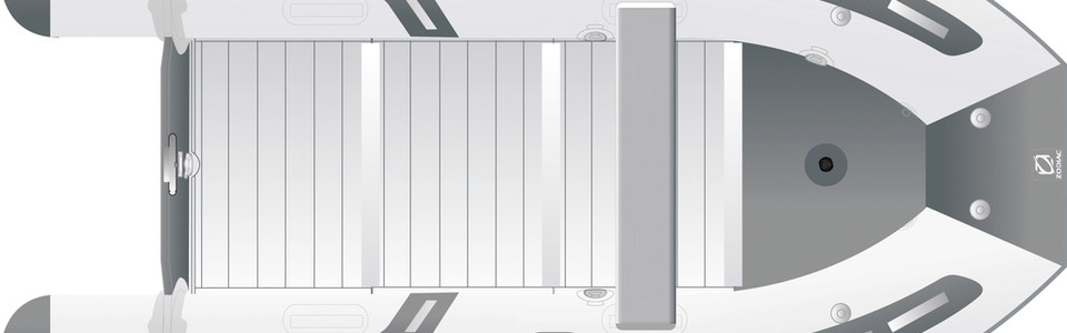 Zodiac Cadet 310 Alu Außenplan