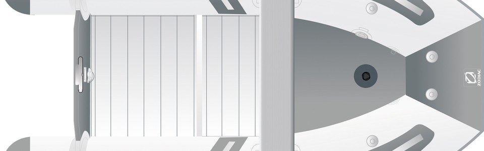 Zodiac Cadet 270 Alu Вид Сверху