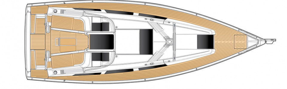 Hanse 418 Piano Esterno
