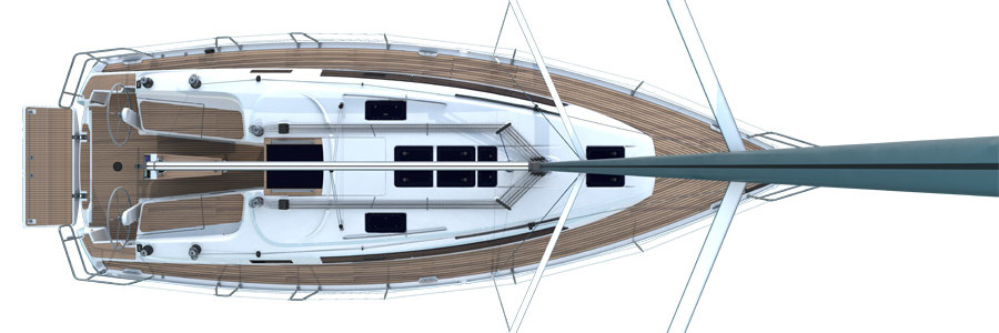 Bavaria 37 Cruiser Exterior Plan