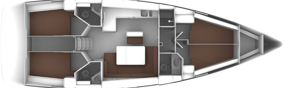 Bavaria 46 Cruiser STYLE Cubierta Inferior (Opcional)