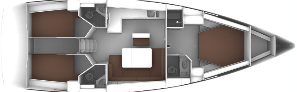 Bavaria 46 Cruiser STYLE Unterdeck