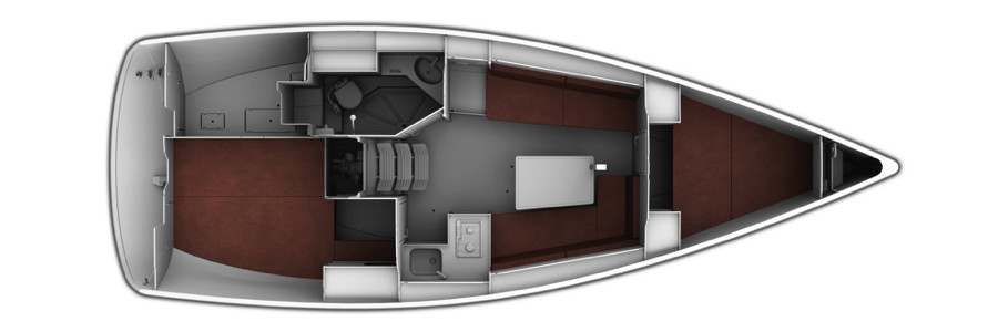 Bavaria Easy 9.7 Pont Inférieur (Option)