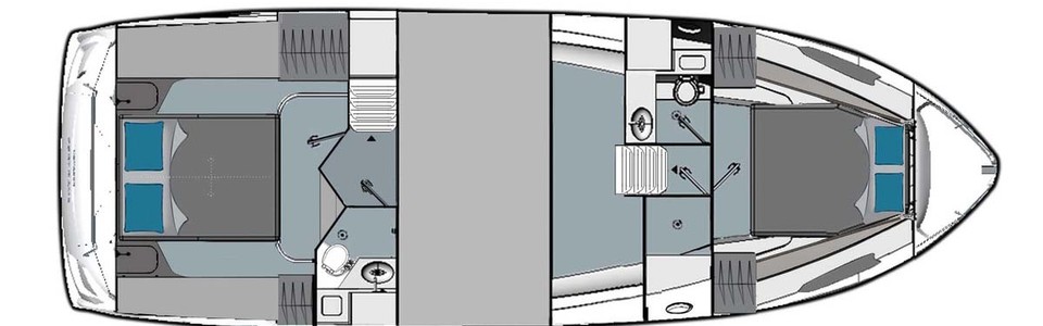 Bavaria E40 Sedan Cubierta Inferior