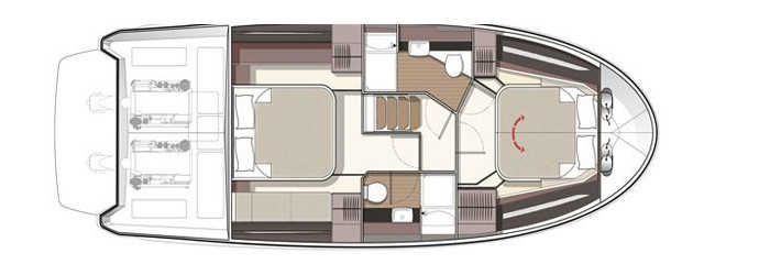 Bavaria R40 Coupe Cubierta Inferior
