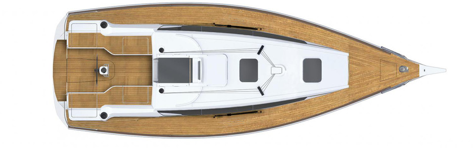 Jeanneau Sun Odyssey 319 Außenplan