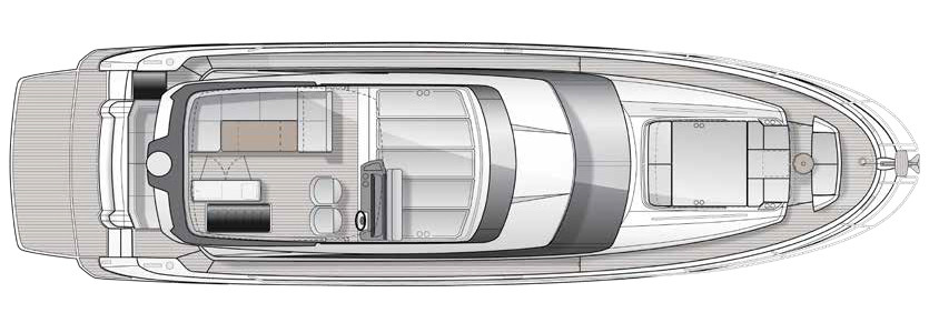Bavaria R55 Flybridge Deck
