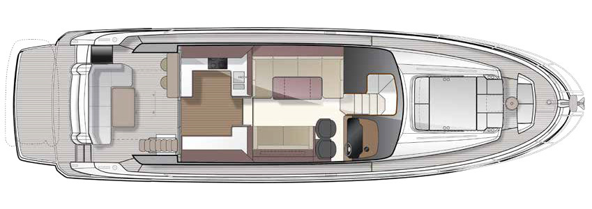 Bavaria R55 Hauptdeck