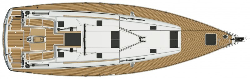 Jeanneau Sun Odyssey 519 Главная Палуба