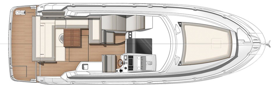 Jeanneau Leader 36 Главная Палуба (Опционально)