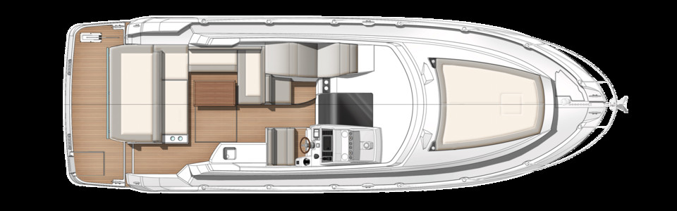 Jeanneau Leader 36 Главная Палуба (Опционально 2)