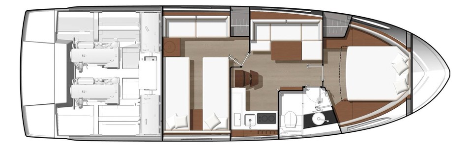 Jeanneau Leader 40 Lower Deck