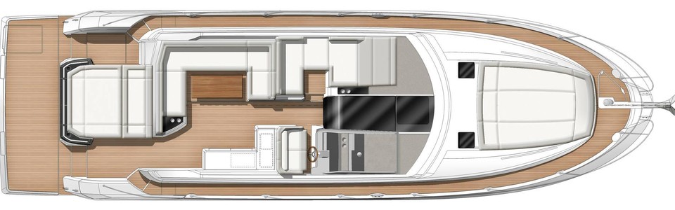 Jeanneau Leader 46 Main Deck (Optional)
