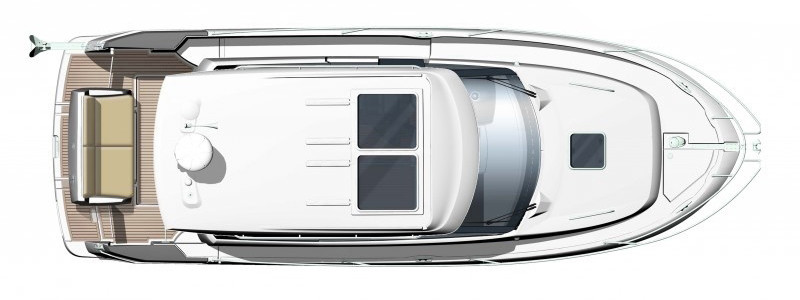 Jeanneau NC 9 Вид Сверху 2