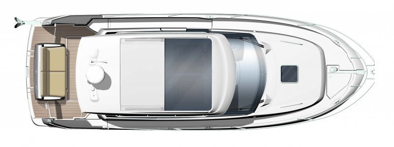 Jeanneau NC 9 Вид Сверху