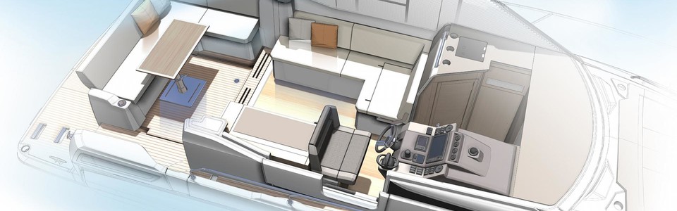 Jeanneau NC 33 Главная Палуба 2