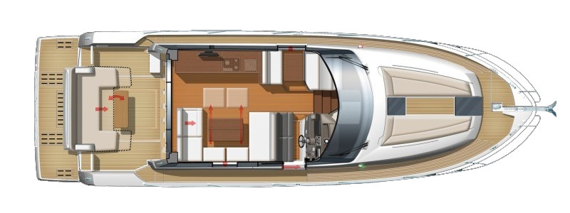 Jeanneau NC 14 Main Deck