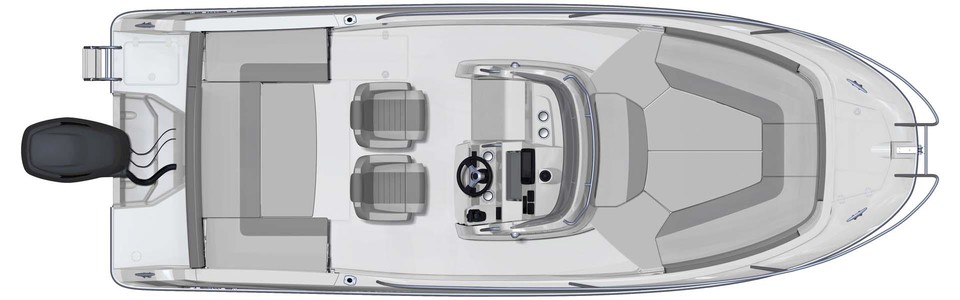 Jeanneau Cap Camarat 7.5 CC Serie 2 Main Deck 3