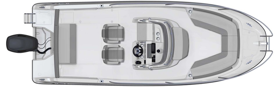 Jeanneau Cap Camarat 7.5 CC Serie 2 Main Deck