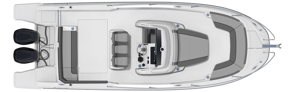 Jeanneau Cap Camarat 9.0 CC Plan Extérieur
