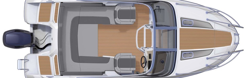 Jeanneau Cap Camarat 6.5 DC Serie 2 Pont Principal (Optionnel 2)