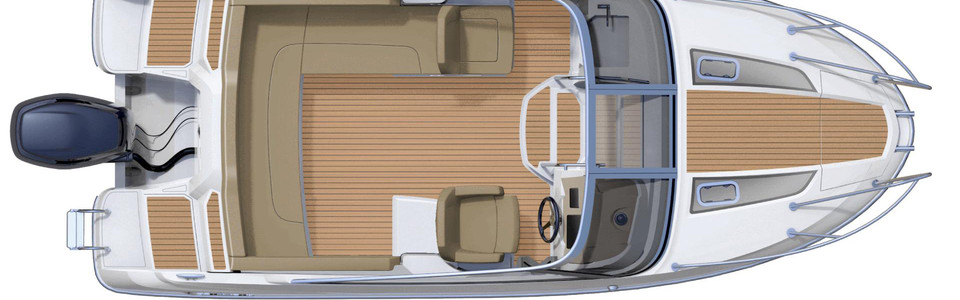 Jeanneau Cap Camarat 6.5 DC Serie 2 Hauptdeck