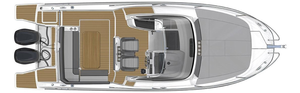 Jeanneau Cap Camarat 9.0 WA Hauptdeck