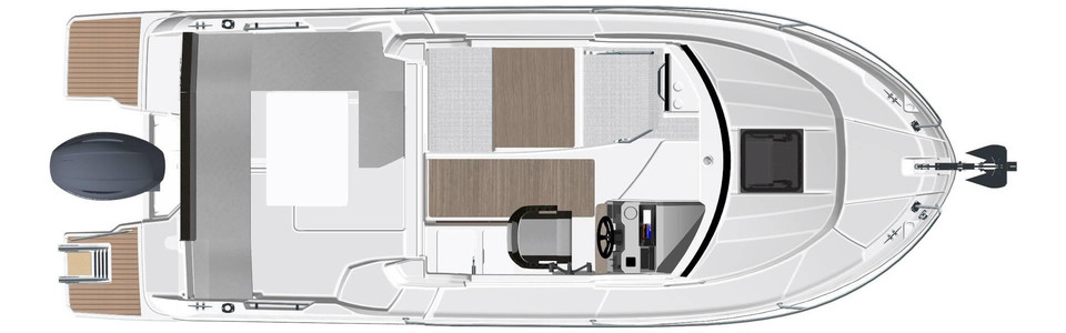 Jeanneau Merry Fisher 695 Pont Principal