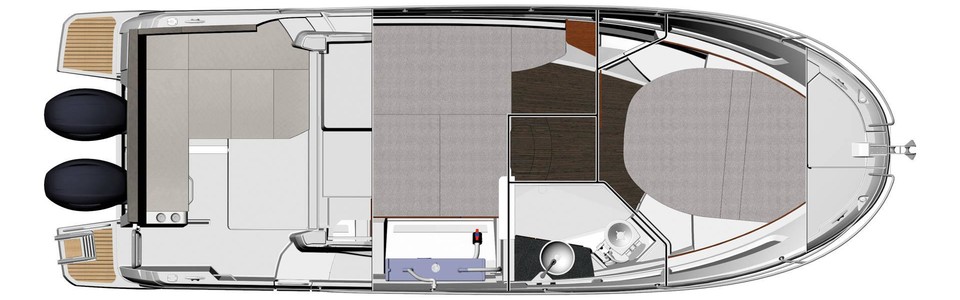 Jeanneau Merry Fisher 895 Unterdeck