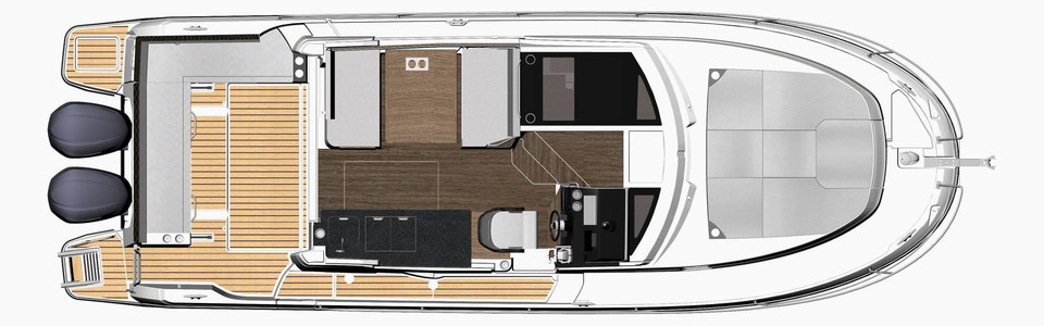Jeanneau Merry Fisher 1095 Main Deck